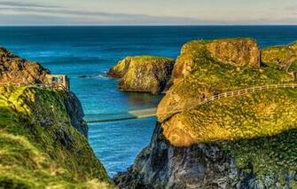 Wallpaper Sea The Sky Sun Bridge Rocks Coast Trail