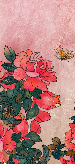 China Wind Flower Mobile Wallpaper Image On Lovepik