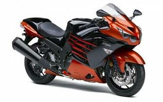 Kawasaki Ninja Zx14r Orange Wallpaper