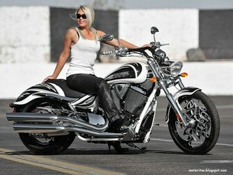 Motos Mujeres Victory Custom Fondos Alta Resolucion Wallpaper