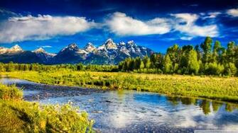 Mountain Scenery HDr Wallpaper Beautiful