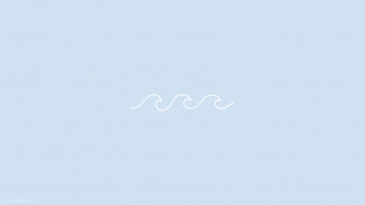 Minimalist Wavy Line Art Wallpaper