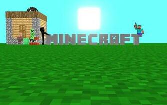 Minecraft 3d Scene Wallpaper By Adscomics