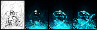 Dark Zero Suit Samus Steps By Pikminaaa