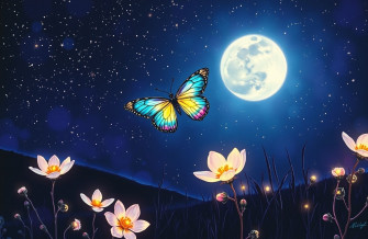 Night Butterfly Wallpaper