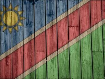 Creative Wallpaper Of Namibia S Country Flag Paperpull