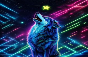 Neon Animal Wallpaper