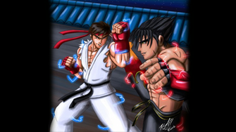 Ryu Vs Jin Wallpaper By Odin787