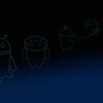 Blackberry Playbook Blueline Bots Wallpaper