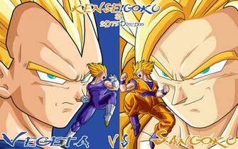 Dbz Vegeta Vs Goku By Kenseigoku