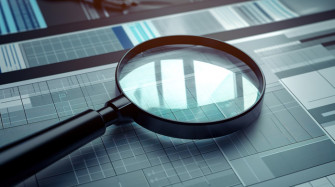 Magnifying Glass An Image Of A On Sheet Paper Background Wallpaper