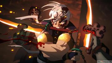 Demon Slayer Kimetsu No Yaiba Tanjiro Kamado Tengen Uzui Vs