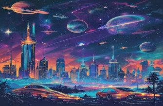 Retro Sci Fi Wallpaper
