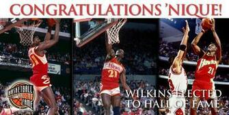Pin Dominique Wilkins Hawks Dunk Wallpaper