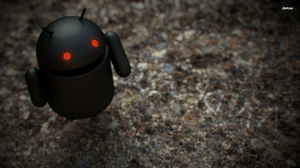 Evil Android Logo Wallpaper