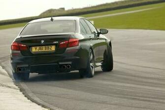 Black Cars Drift Back Bmw M5 Drifting F10