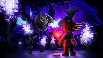 Wallpaper Size I Love How They Put Frisk Vs The Enemy In All Of