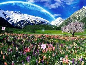 Beautiful Spring Scenery Wallpaper Dreamy
