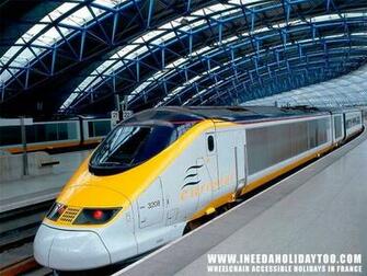 Chunnel Train High Speed Connection From England To Paris With