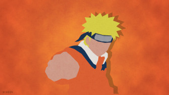 Uzumaki Naruto Shippuuden Minimalism 4k HD Anime Wallpaper