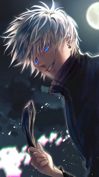 White Haired Cool Boy Anime Wallpaper