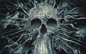 Black Wallpaper Skull