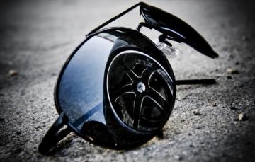 Wallpaper Machine Reflection Glasses Disk Dark Aviators