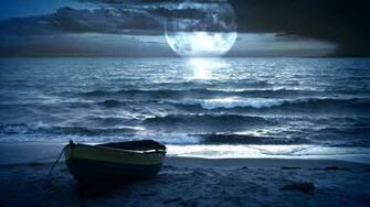 Beach At Night Wallpaper For Pc