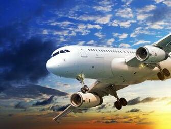 Passenger Airplanes Sky Full HD Wallpaper Large