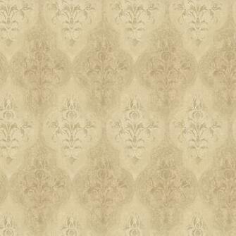 Metallic Gold Moroccan Damask Wallpaper Wall Sticker Outlet