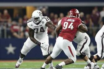 Sep Arlington Tx Usa Texas A M Aggies Tackle Germain