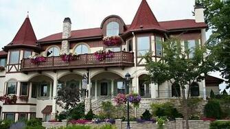 Usa Oregon Victorian Houses Wallpaper