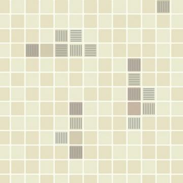 Tiling On A Role Matrix Tiled Wallpaper Beige