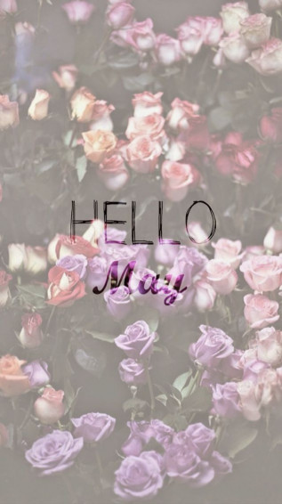 Wallpaper iPhone Hello May