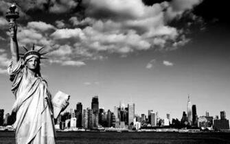 Of Liberty Black And White Photography