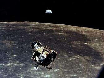 Apollo Moon Ship Land HD Wallpaper