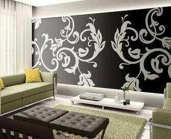 Contoh Gambar Desain Wallpaper Untuk Ruang Tamu Kecil Sempit Sederhana