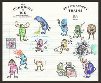 Dumb Ways To Die Doodles Sketch By Sebasromang