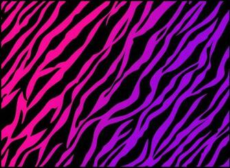 Zebra Print Colorful Background Anime HD Wallpaper