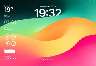 My iPados Lock Screen Air R iPad