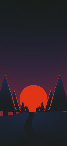 Cool Phone Wallpaper HD 4k Red Moon
