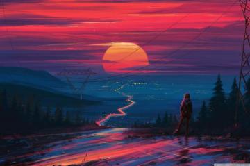Journey Painting Ultra HD Desktop Background Wallpaper For 4k UHD