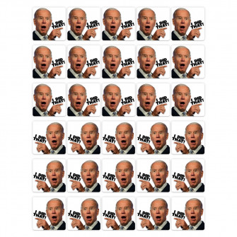 30pcs Joe Biden I Did That Sticker Funny Meme Re Elect Trump