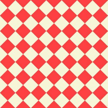 Coral Red And White Nectar Checkers Chequered Checkered Squares