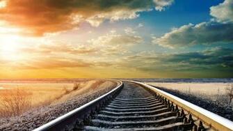 Train Track Wallpaper