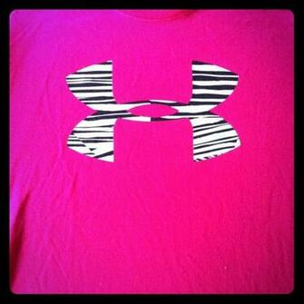 pink under armour logo