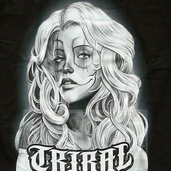 Tribal Gear Wallpaper Black Soto Payasa T Shirt