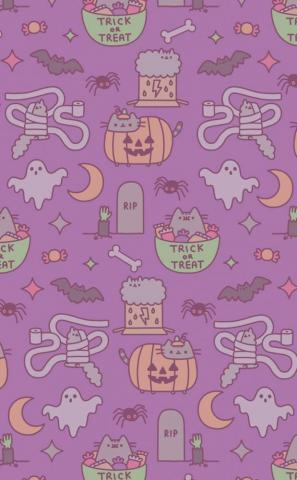 Cute Girly Halloween Wallpaper iPhone Background Live