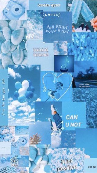 Carool On Aesthetic Blue iPhone Wallpaper Girly Dark