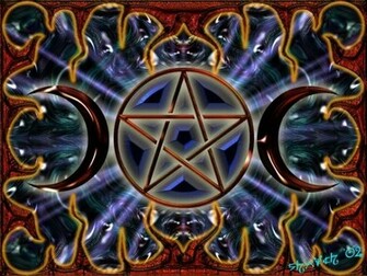 Pentacle Wallpaper Ankh Oroborous